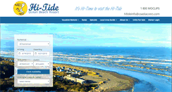 Desktop Screenshot of hi-tide-resort.com